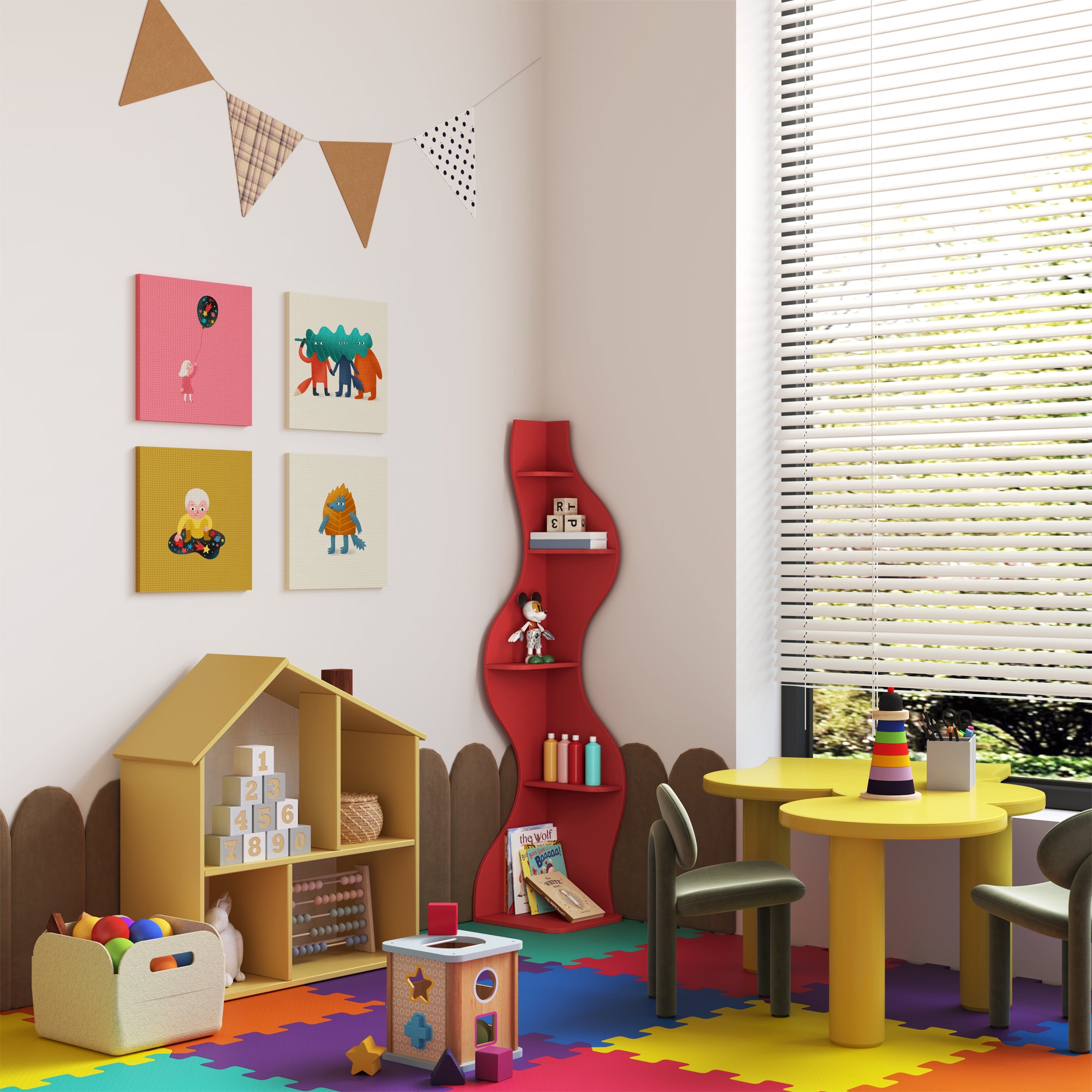 KYLIZE Viva La Vida Series Flamenco Wave Display Shelf