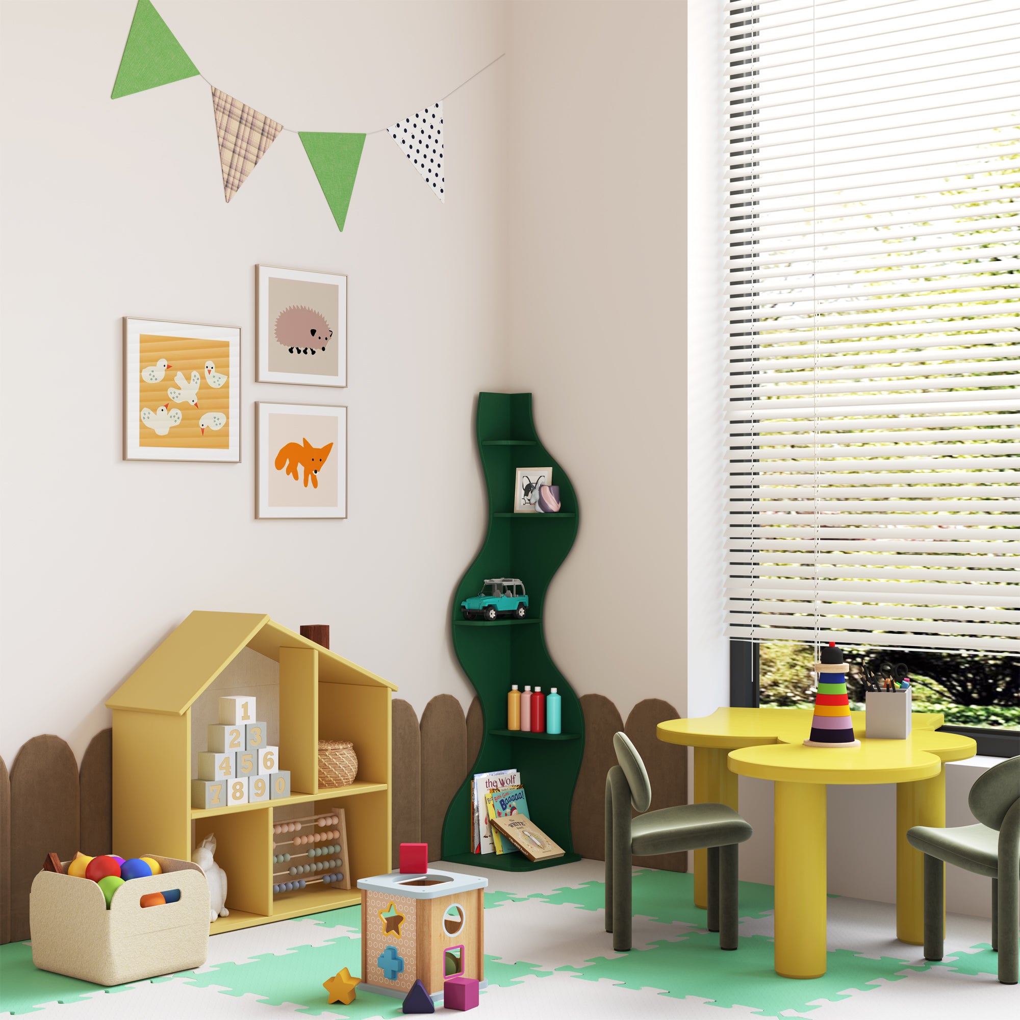 KYLIZE Viva La Vida Series Flamenco Wave Display Shelf