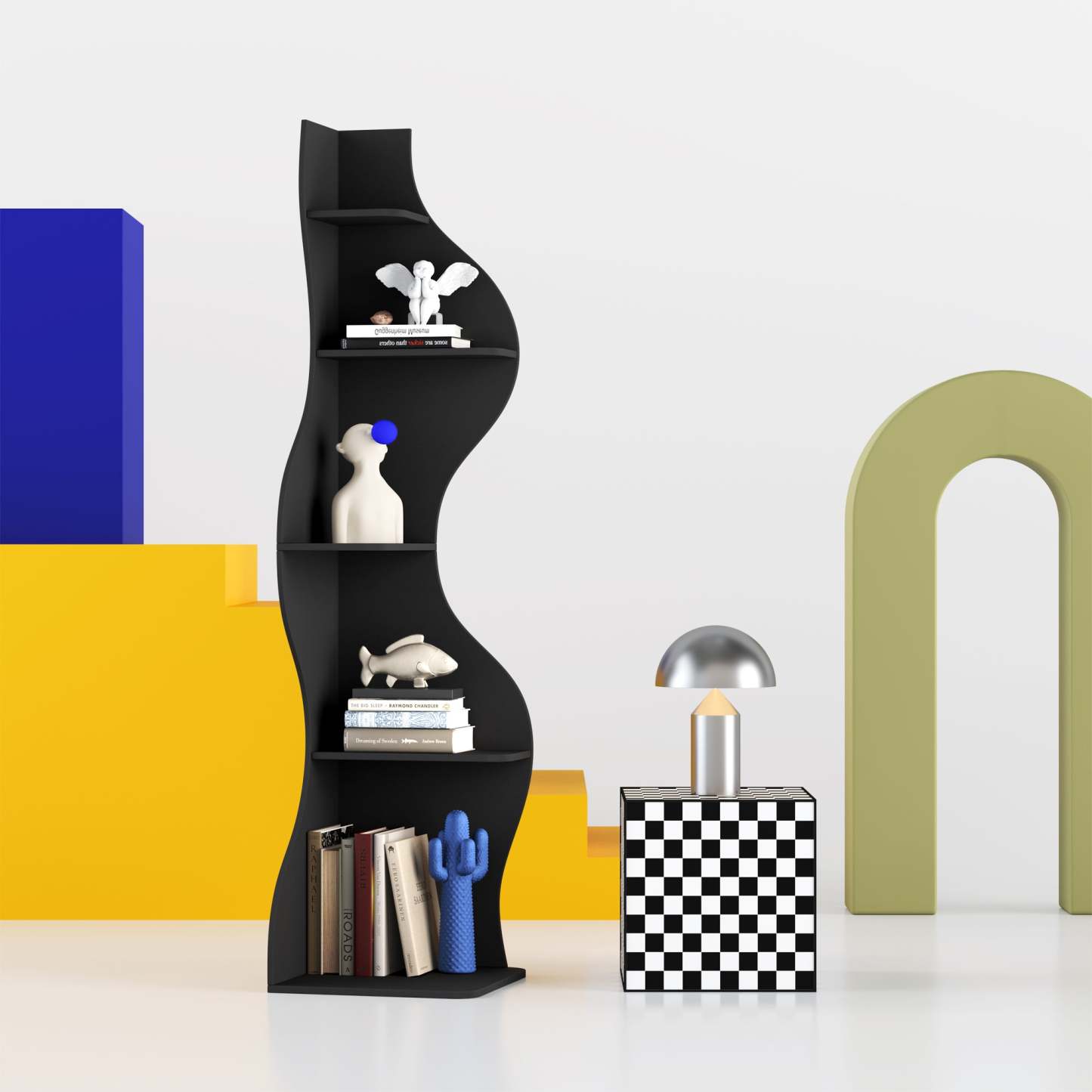 KYLIZE Viva La Vida Series Flamenco Wave Display Shelf