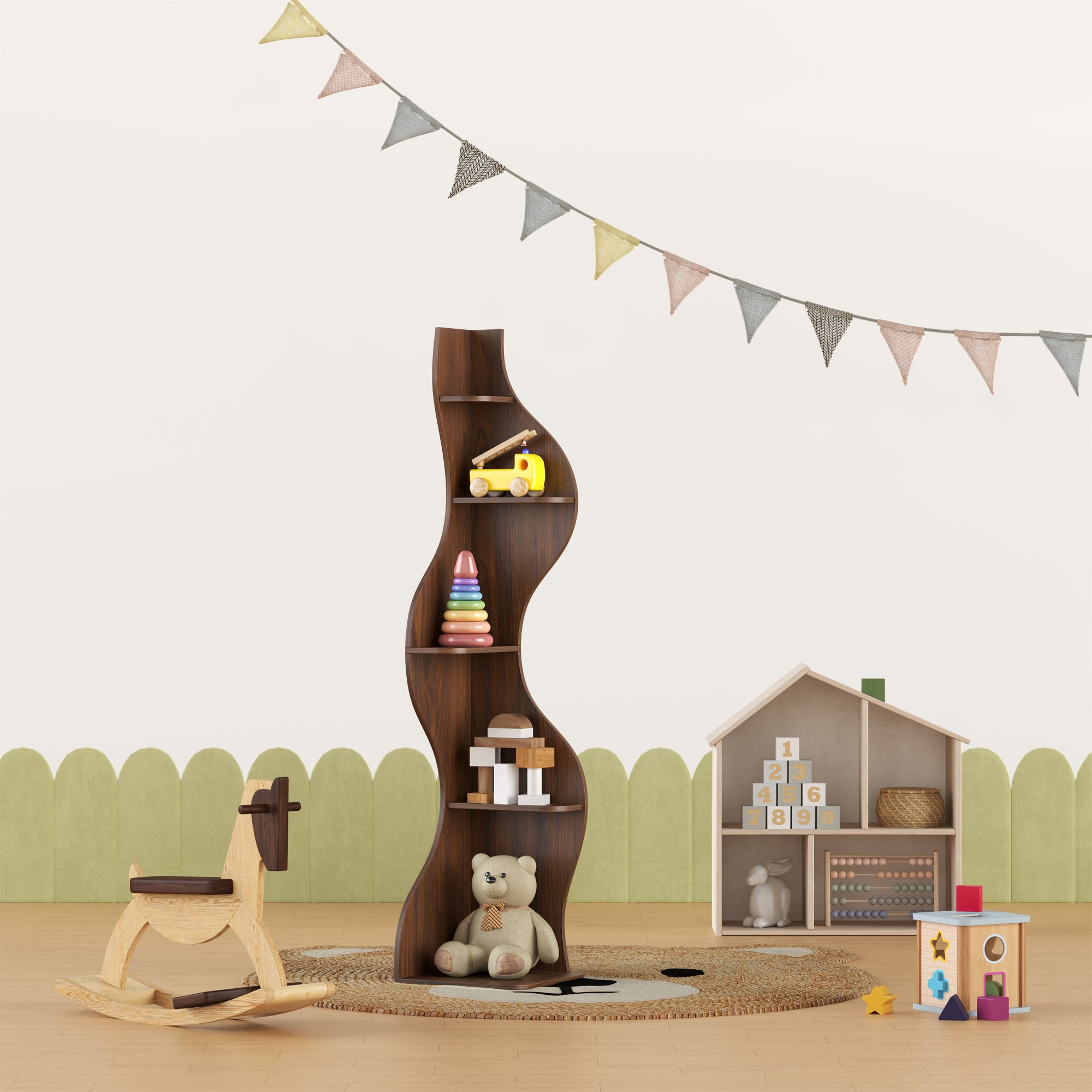 KYLIZE Viva La Vida Series Flamenco Wave Display Shelf