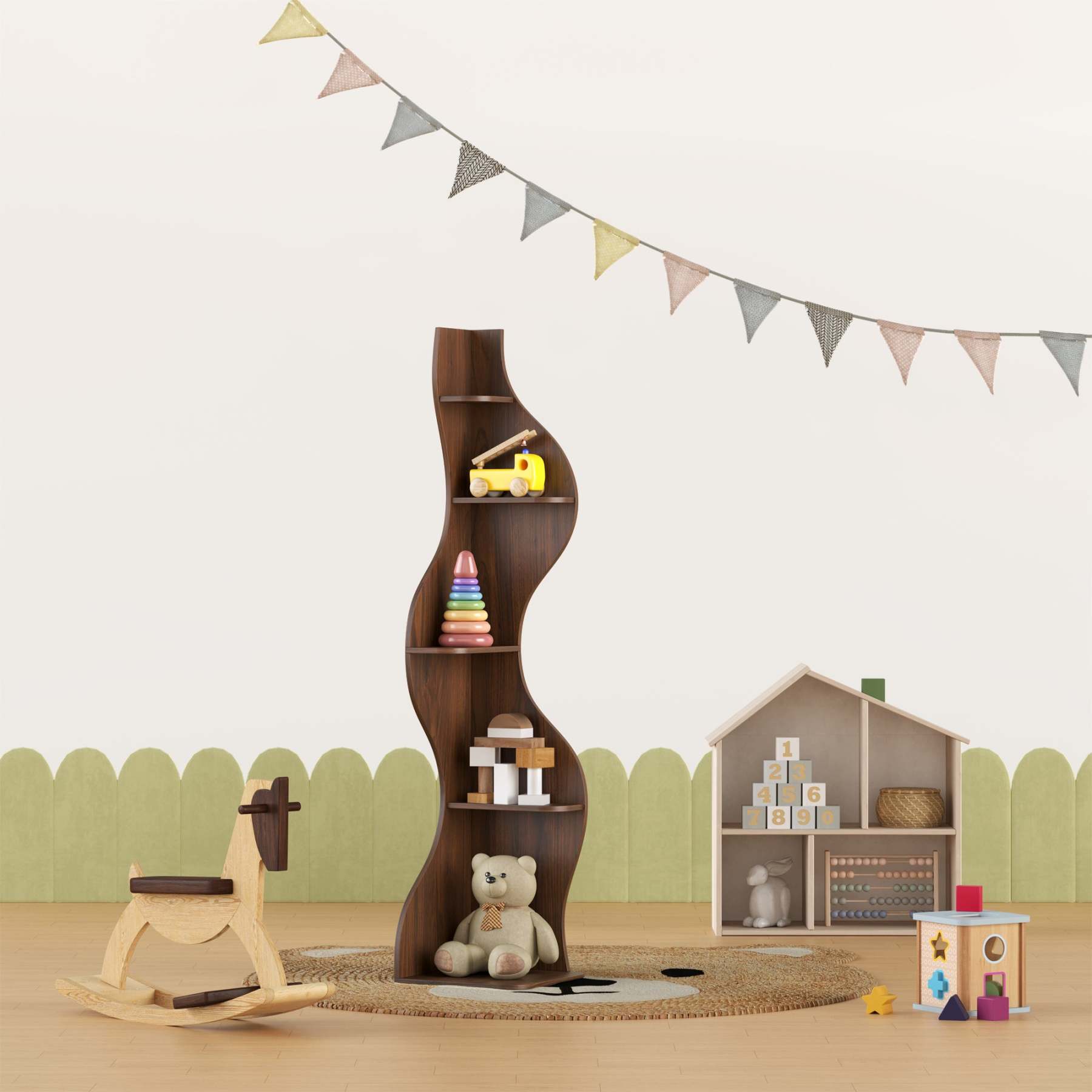 KYLIZE Viva La Vida Series Flamenco Wave Display Shelf