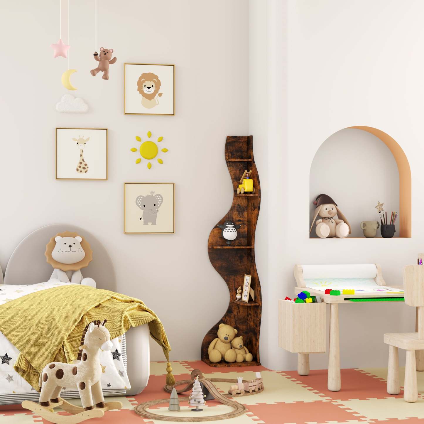 KYLIZE Viva La Vida Series Flamenco Wave Display Shelf