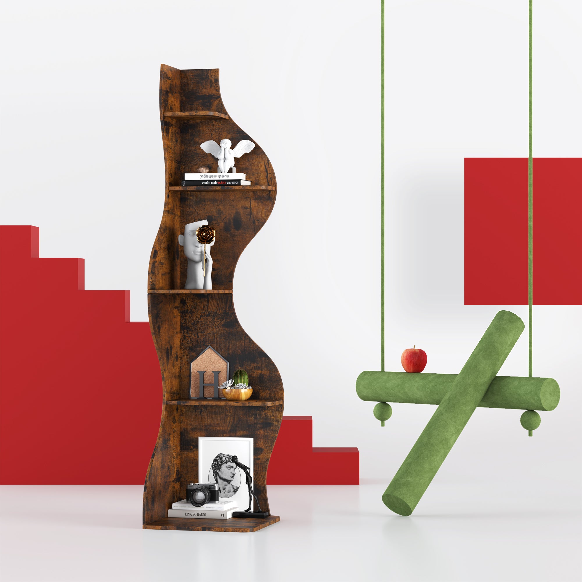 KYLIZE Viva La Vida Series Flamenco Wave Display Shelf