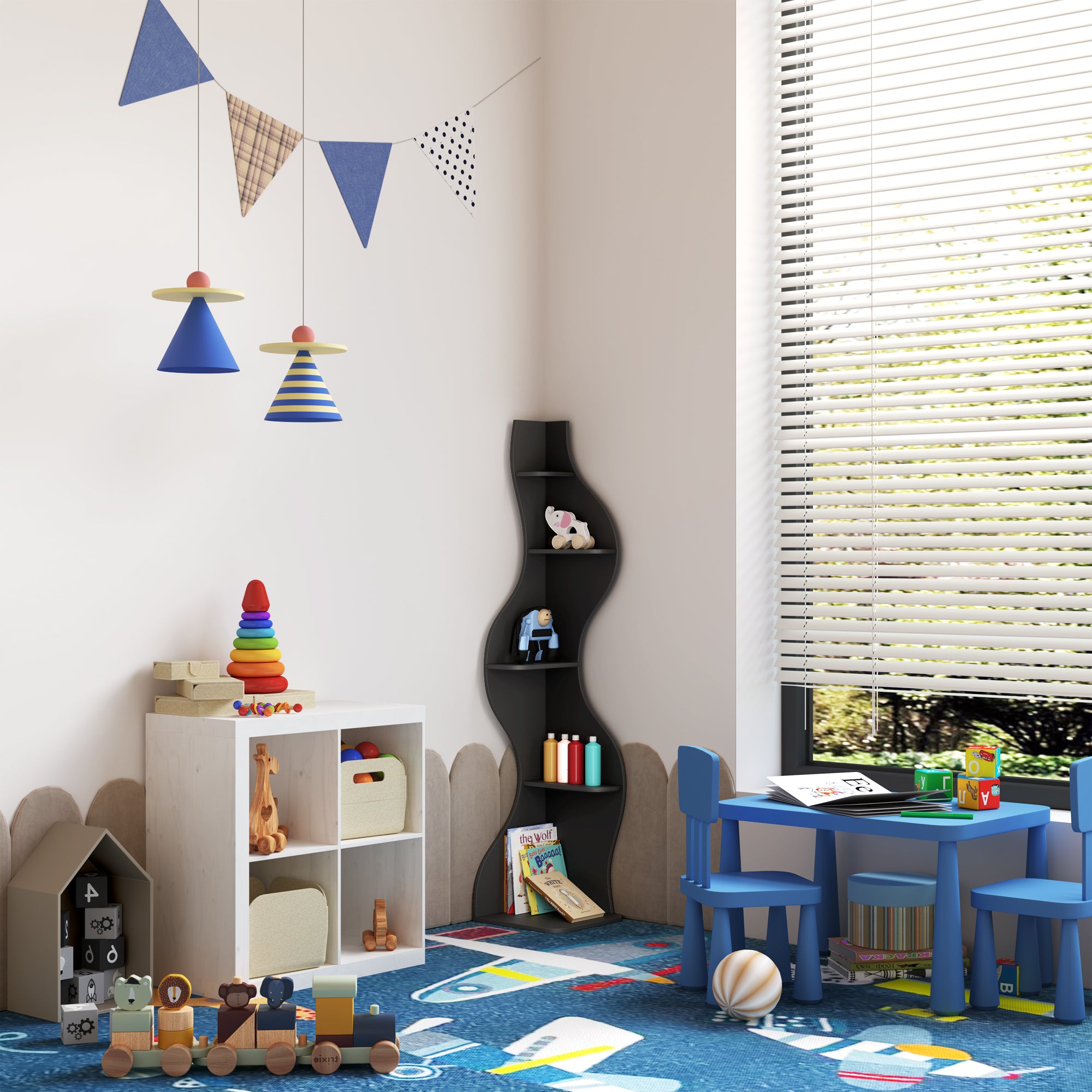 KYLIZE Viva La Vida Series Flamenco Wave Display Shelf