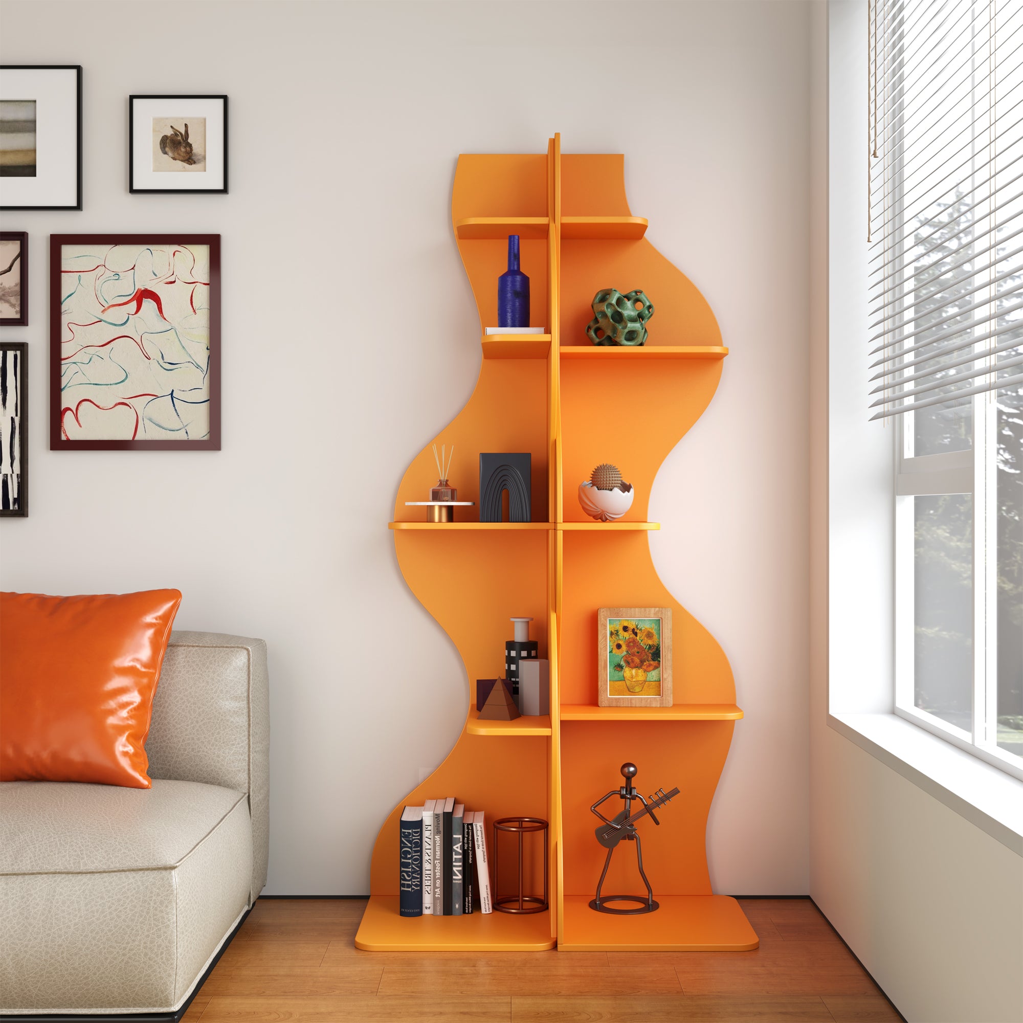 KYLIZE Viva La Vida Series Flamenco Wave Display Shelf