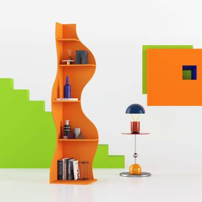 KYLIZE Viva La Vida Series Flamenco Wave Display Shelf