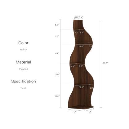 KYLIZE Viva La Vida Series Flamenco Wave Display Shelf