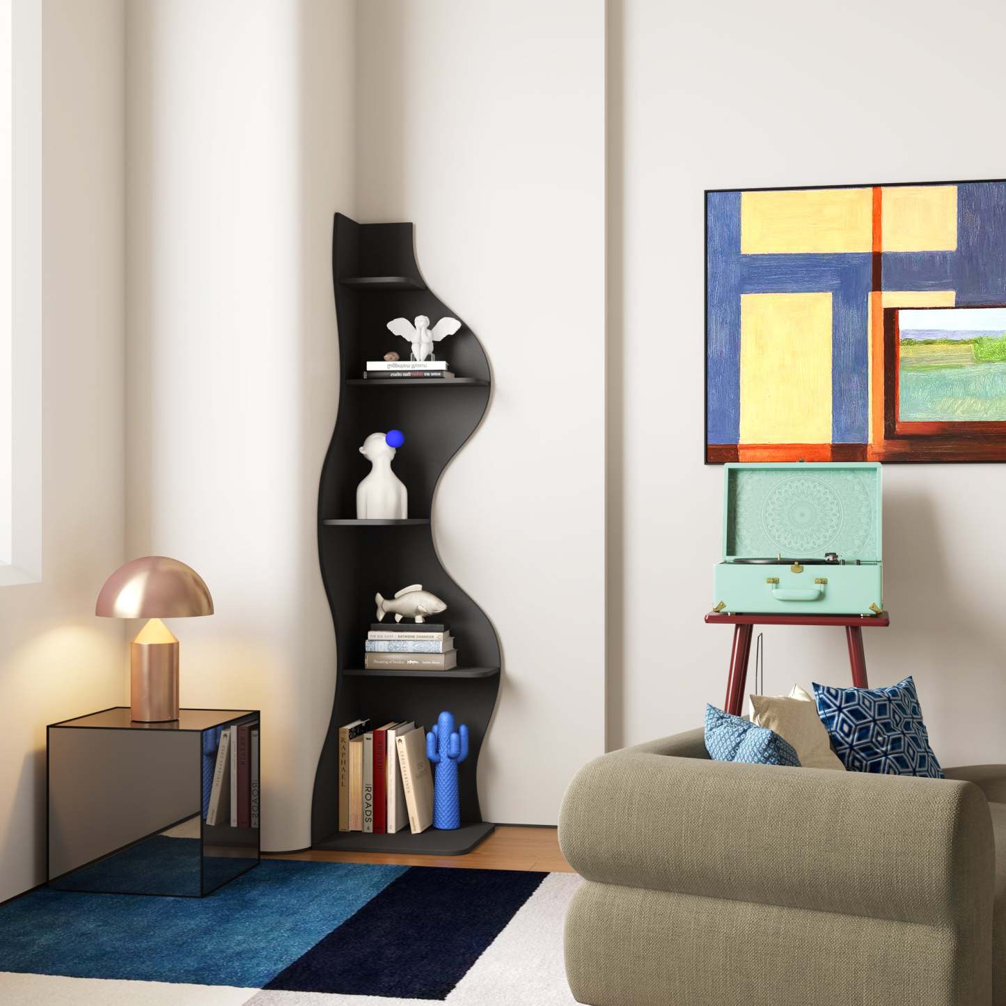 KYLIZE Viva La Vida Series Flamenco Wave Display Shelf