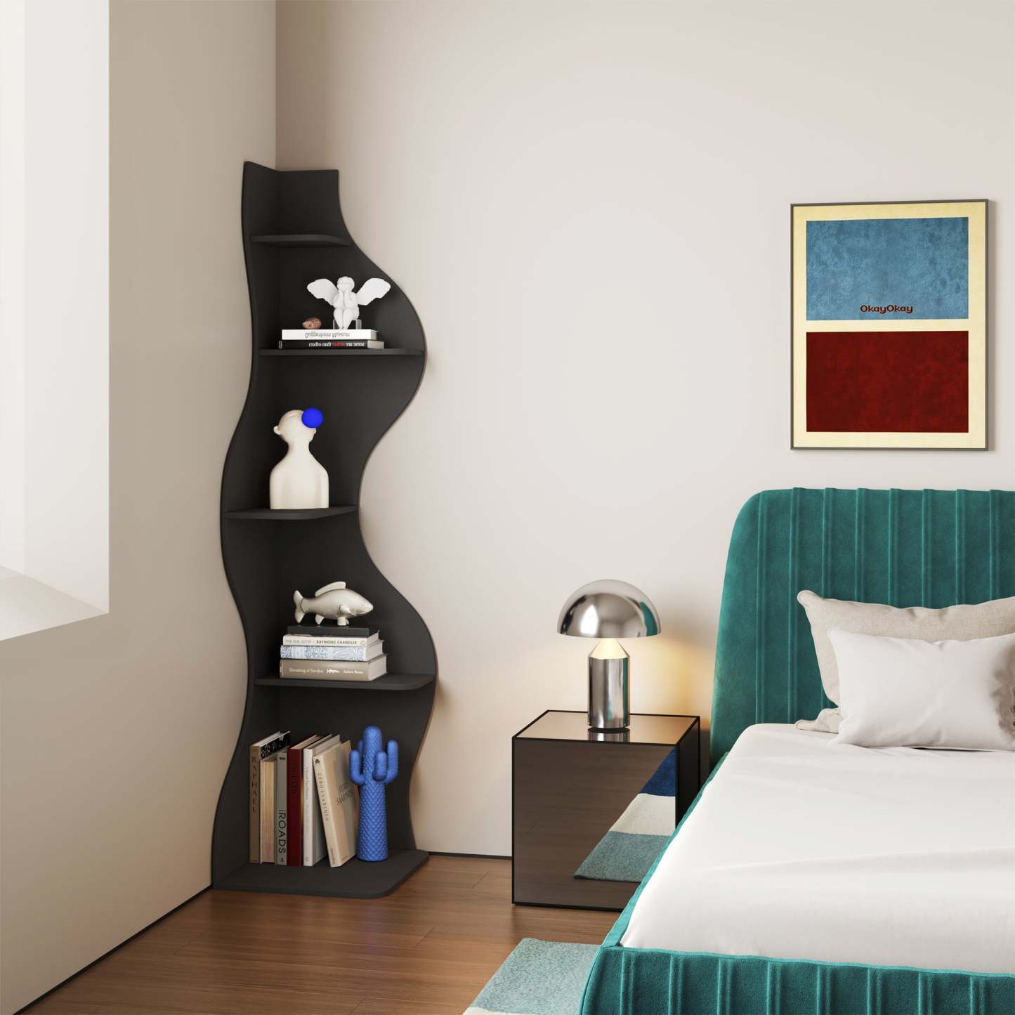 KYLIZE Viva La Vida Series Flamenco Wave Display Shelf