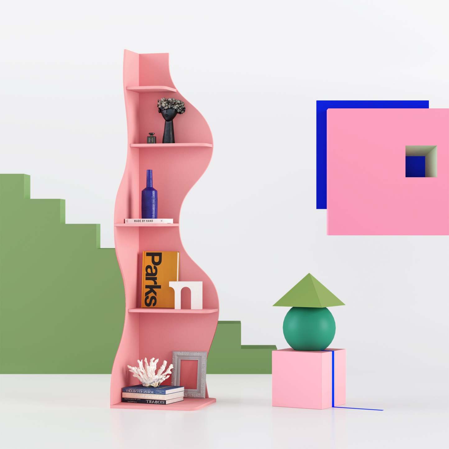 KYLIZE Viva La Vida Series Flamenco Wave Display Shelf