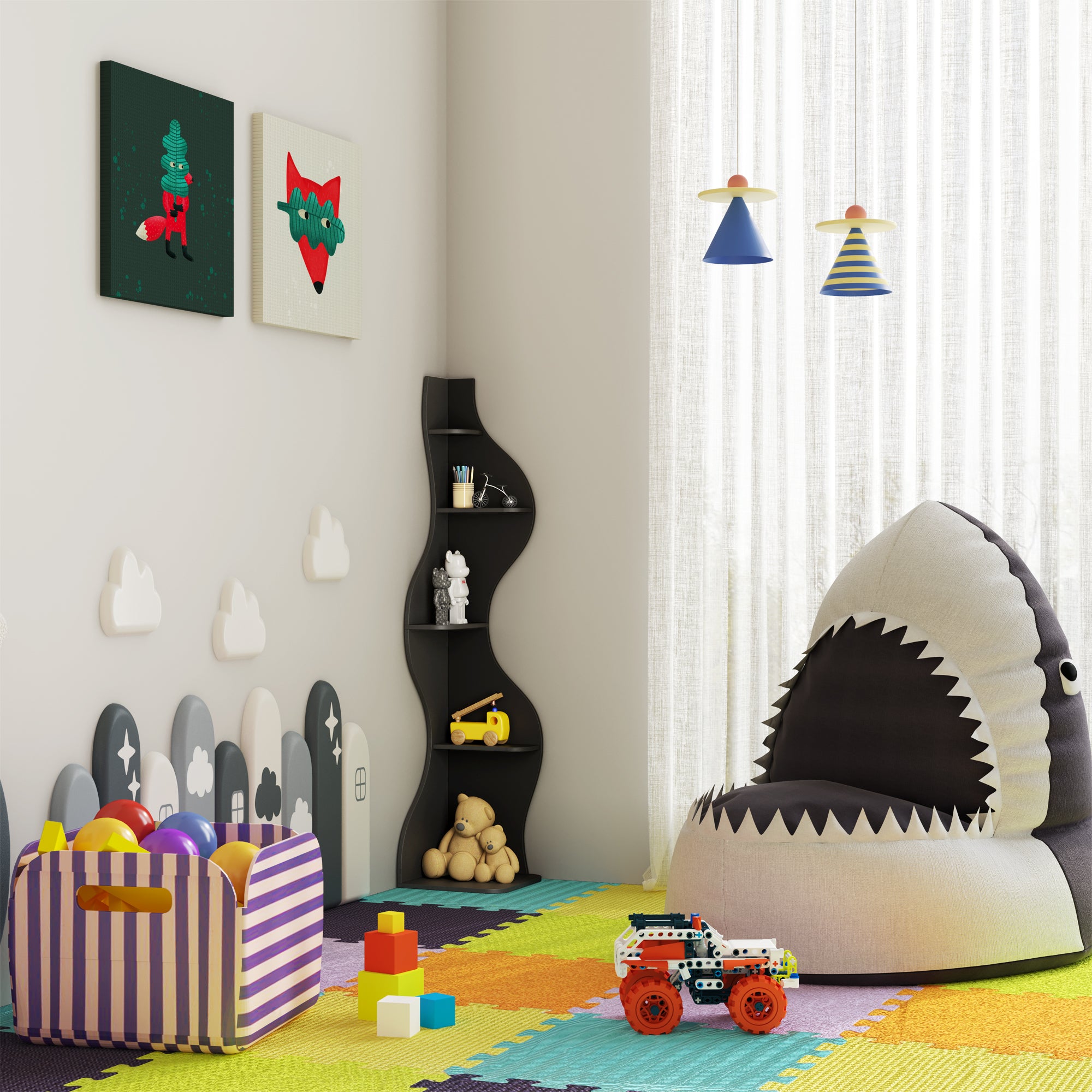 KYLIZE Viva La Vida Series Flamenco Wave Display Shelf