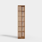 Kylize 360° Rotating Bookshelf with Storage Cabinets