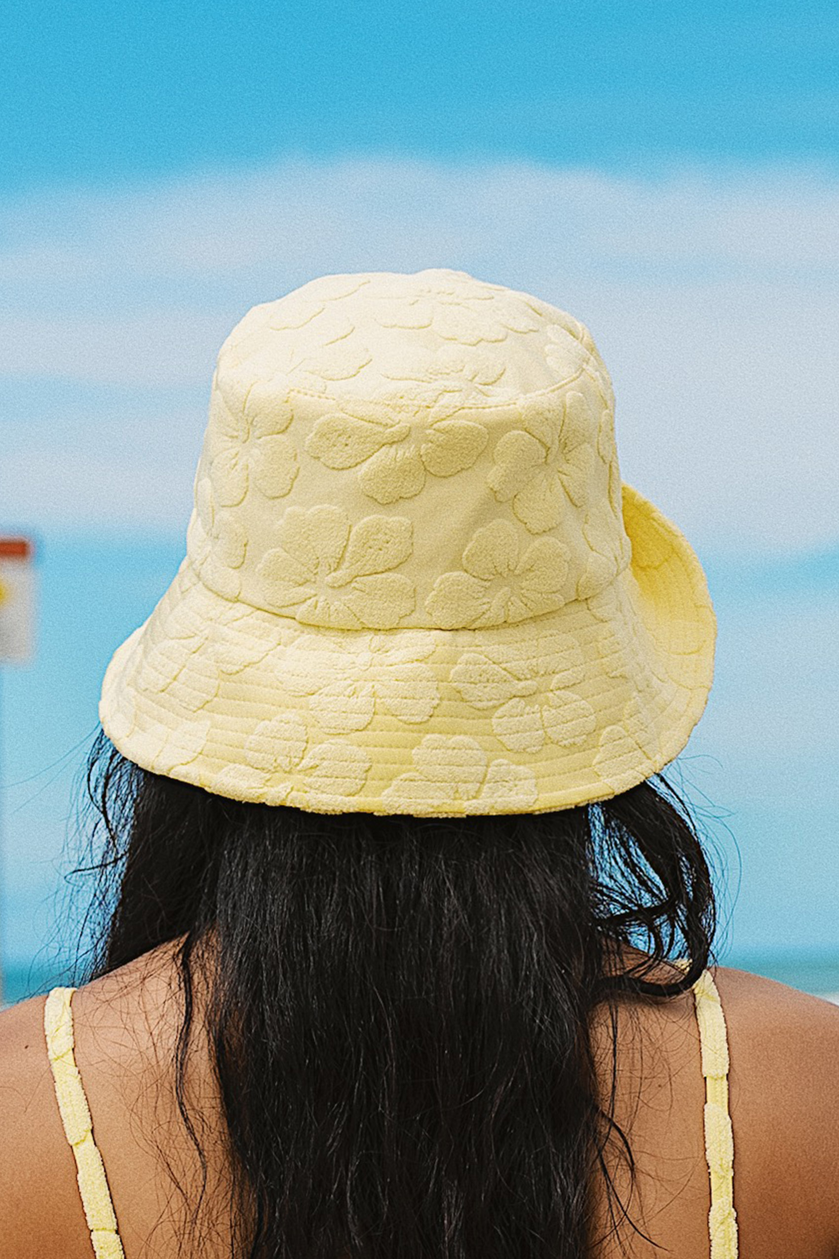 YUKARI SWIM Cindy テリー バケットハット 単品 CINDY - BEIGE-YUKARI SWIM