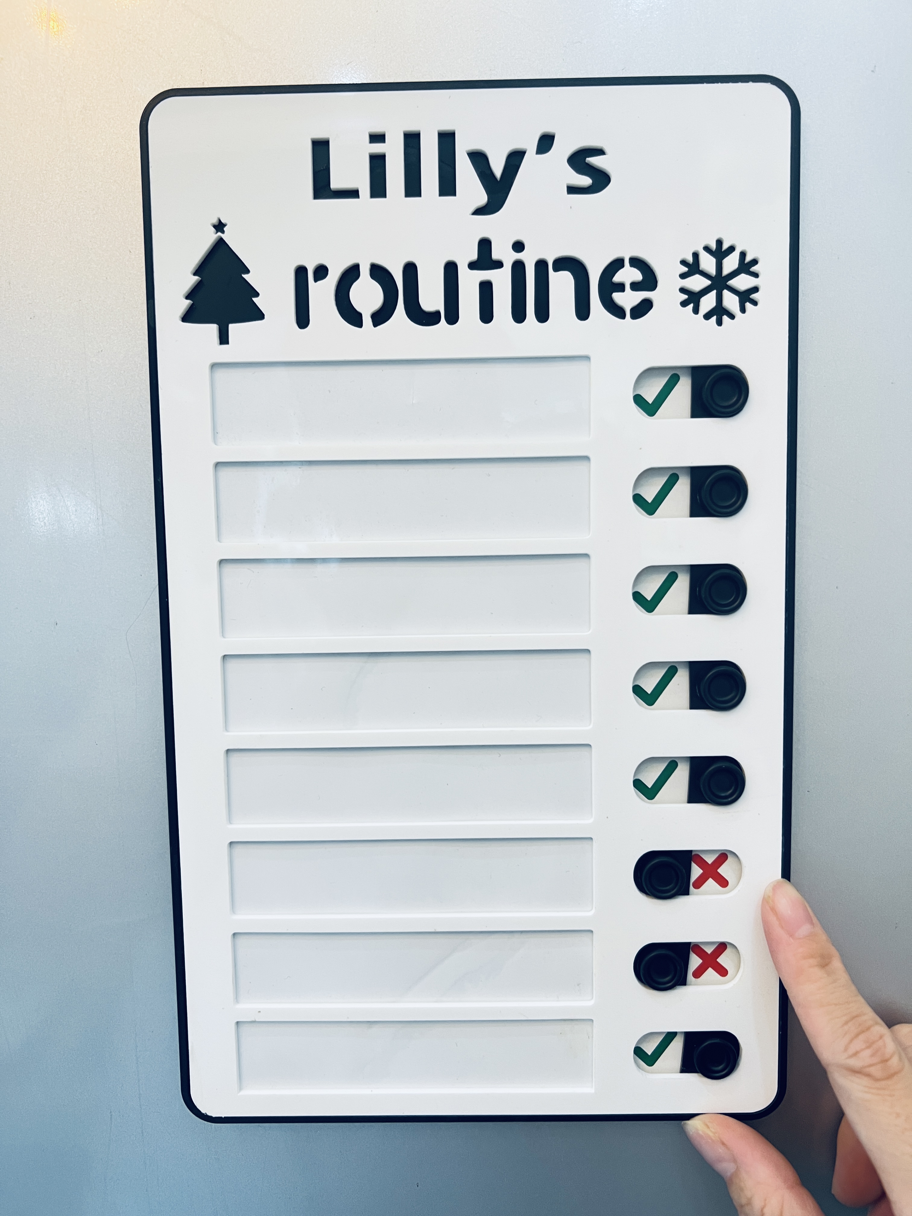 🔥Last Day Promotion 50% OFF-Magnetic Dry-erase Daily Routine Chart