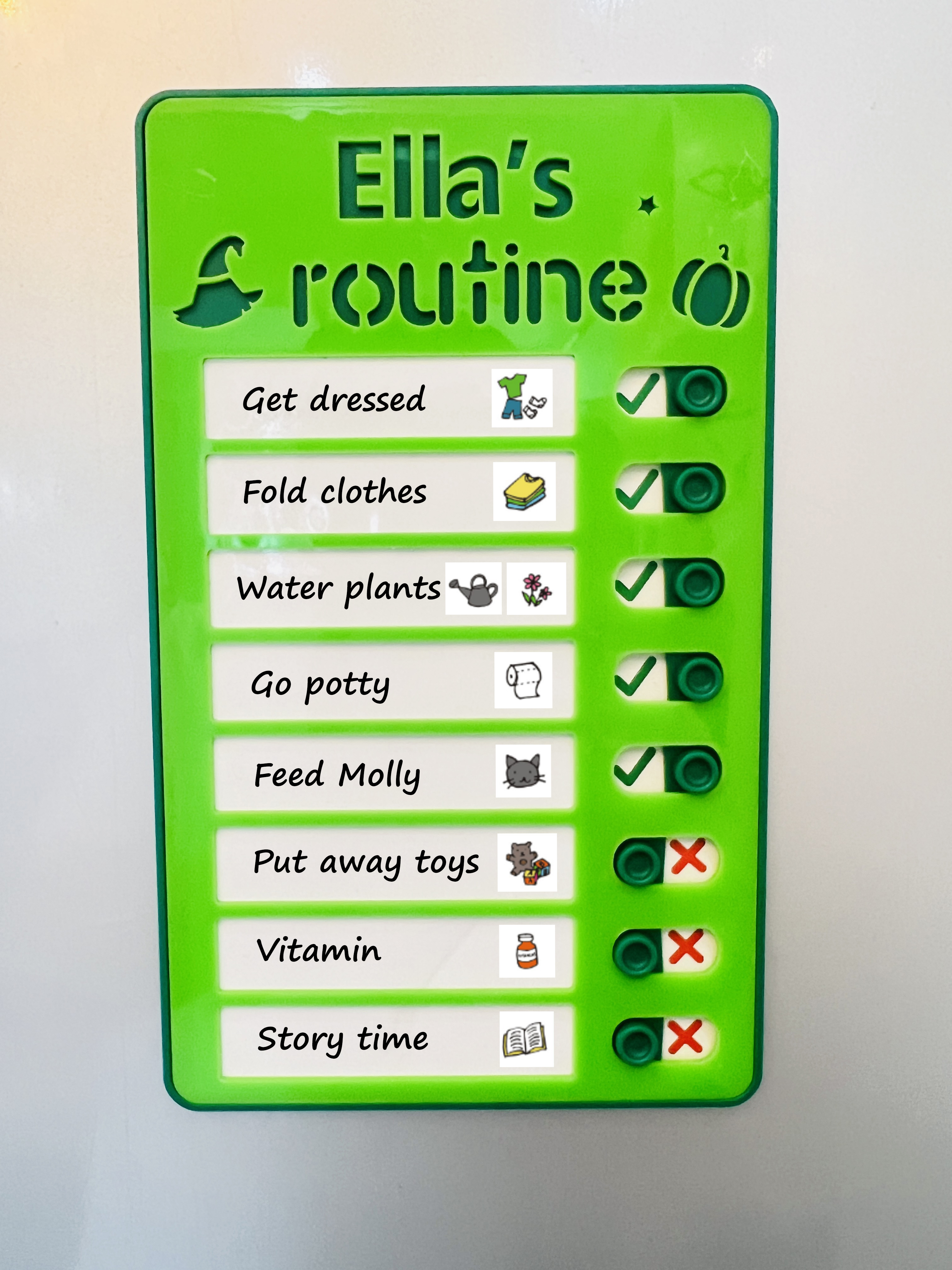 🔥Last Day Promotion 50% OFF-Magnetic Dry-erase Daily Routine Chart