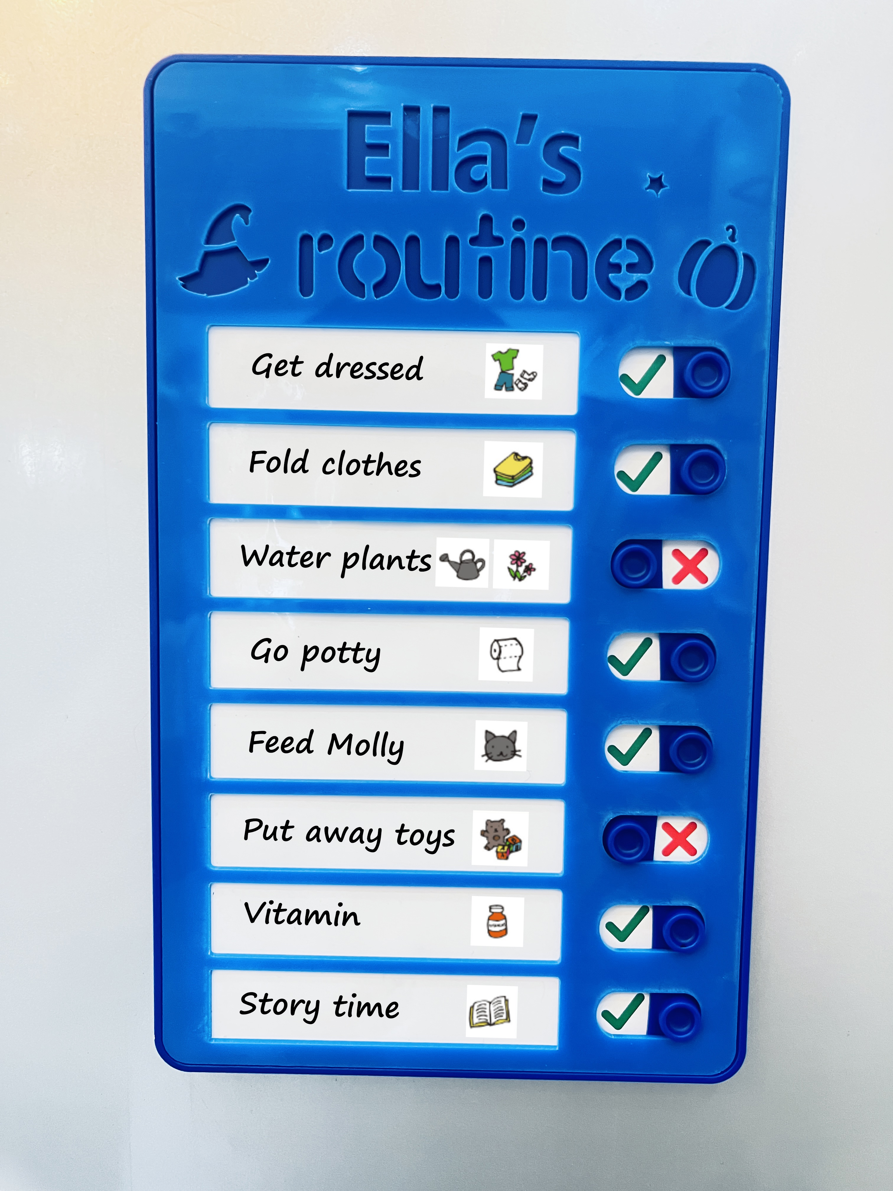 🔥Last Day Promotion 50% OFF-Magnetic Dry-erase Daily Routine Chart