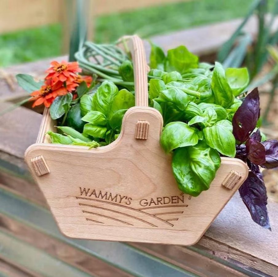 Personalized Harvest Basket, 2 Sizes, Garden Basket, Gardener Gift, Mom Garden Gift