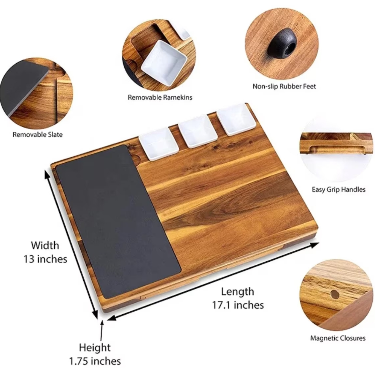 Personalized Charcuterie Board Set 19pcs Cheese Board And Knife Set