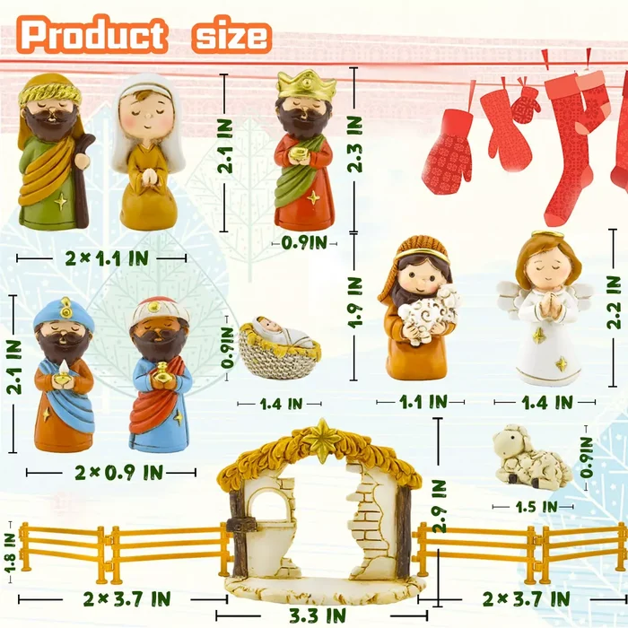 🎁🎁【Christmas Pre-Sale】 Nativity Scene Advent Calendar Set