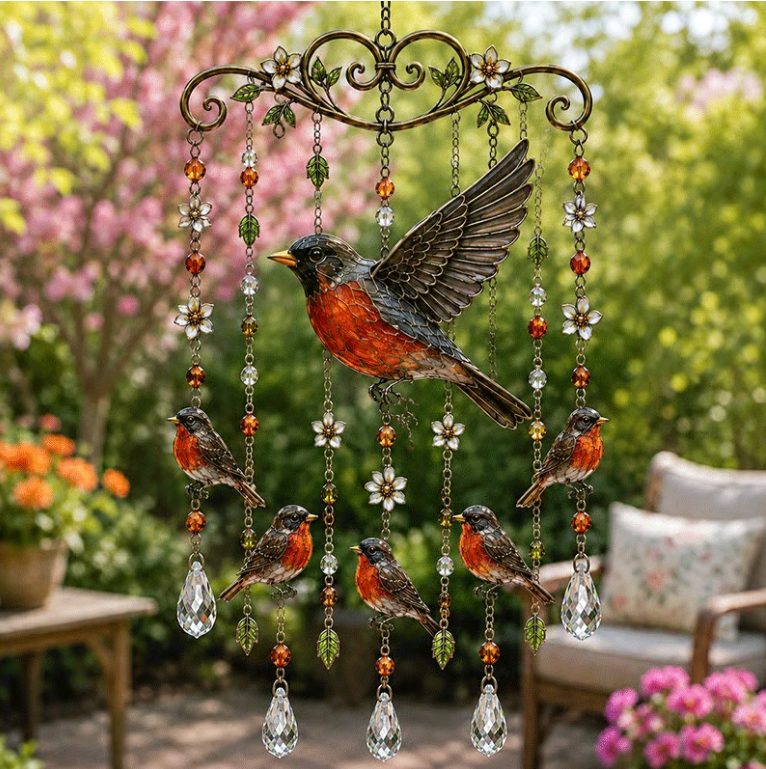 🔥Last Day 49% OFF - 🐦🎐Graceful Hummingbird Wind Chime
