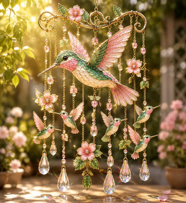 🔥Last Day 49% OFF - 🐦🎐Graceful Hummingbird Wind Chime
