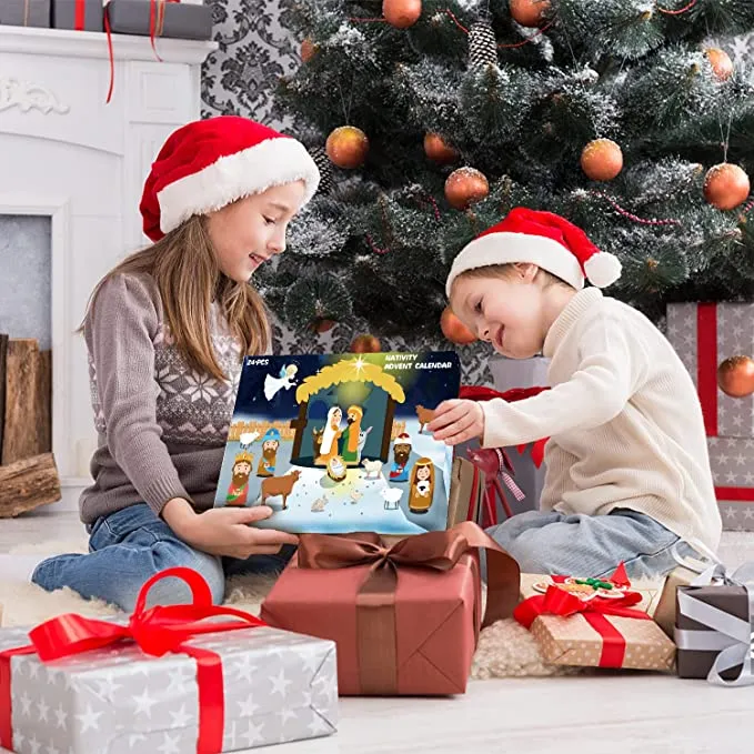 🎁🎁【Christmas Pre-Sale】 Nativity Scene Advent Calendar Set