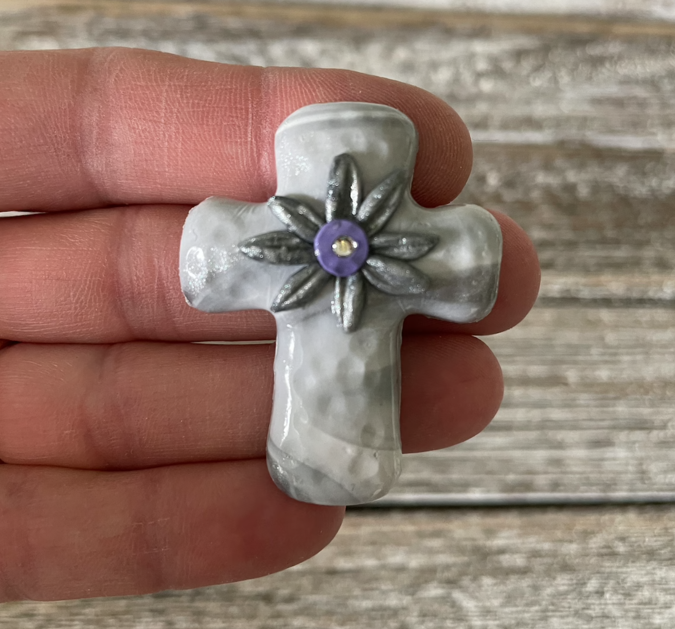 💕 Healing Pocket Cross for Prayer