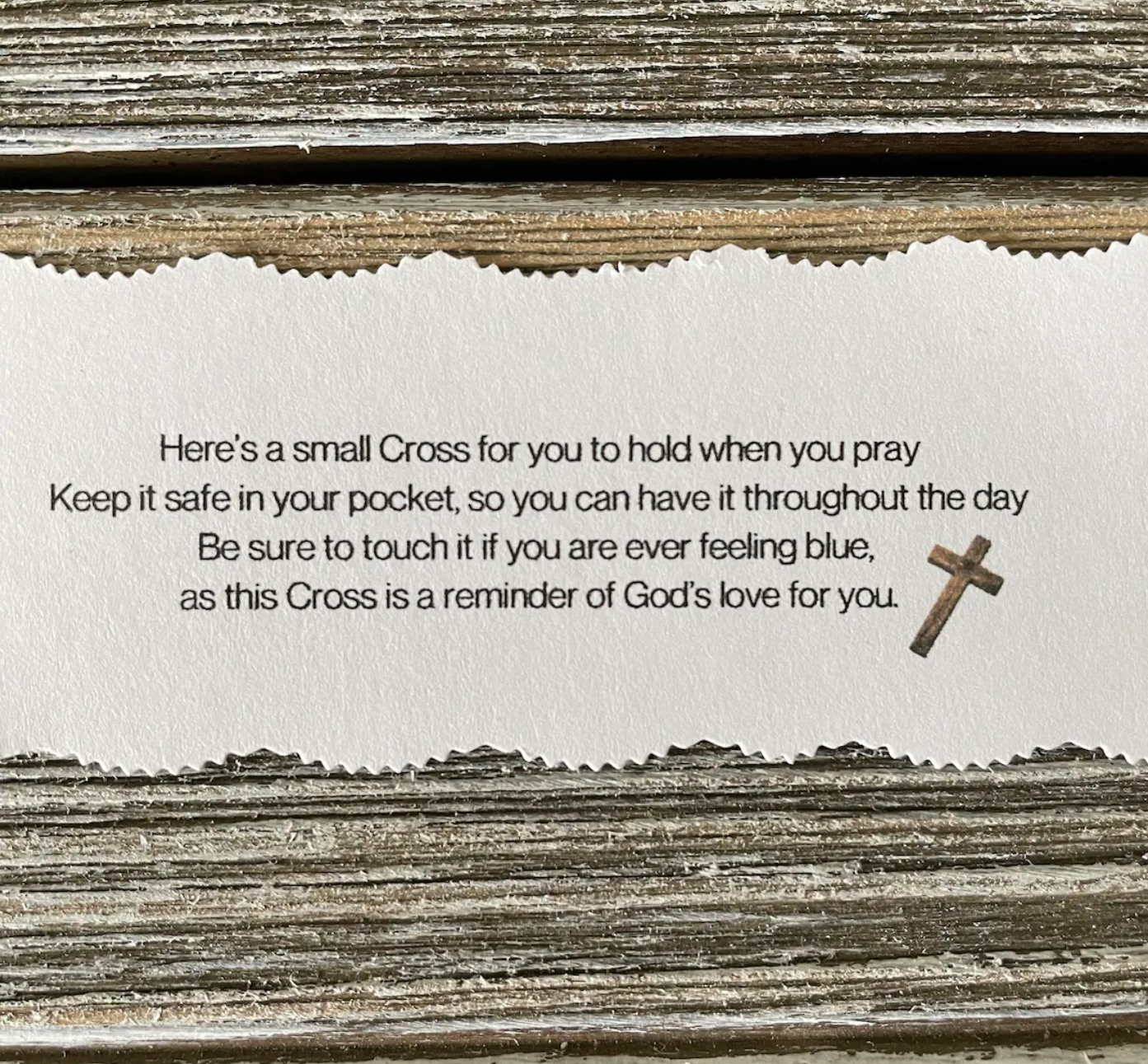 💕 Healing Pocket Cross for Prayer
