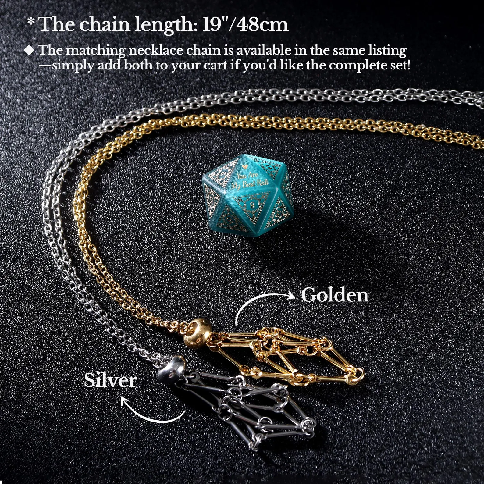 🎁Mother's Day Sale-Custom D20 Dice Personalized D&D Gift