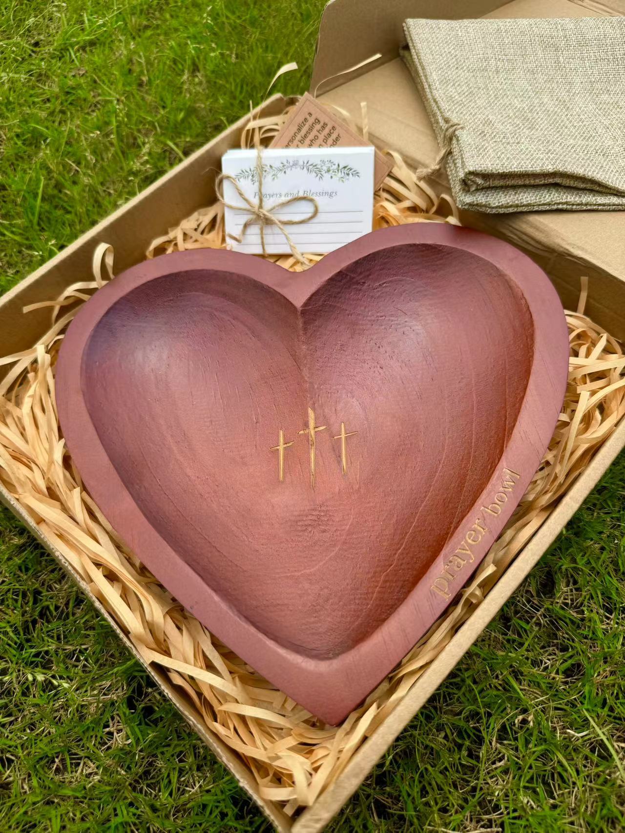 45% OFF Only Today🔥-New Heart Prayer Bowl Modern Cross religious gifts
