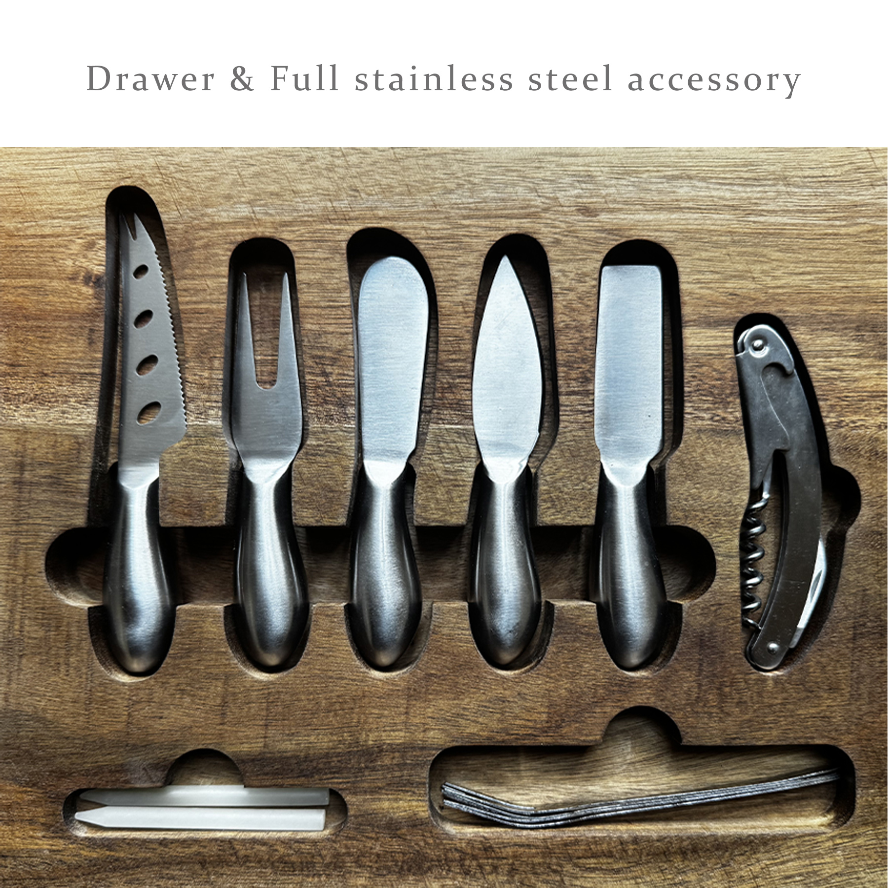 🎁Christmas Sale- Personalized Charcuterie Board Set Cheese Board