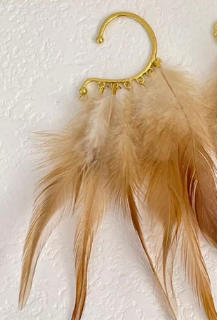 yellow Ear Cuff Clip Earrings For Women Earless Hang Without Piercing Crawlers Ear Cuff Fashion Jewelry