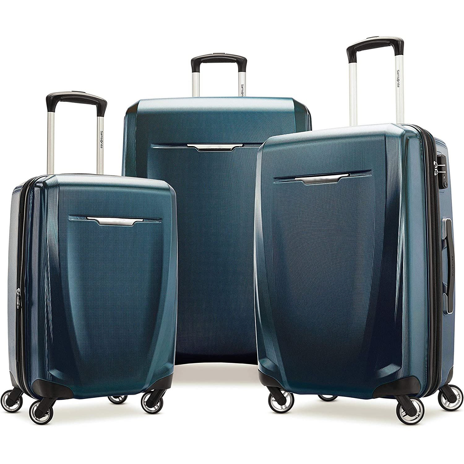 3 DLX Hardside Luggage with Spinners, 3-Piece Set