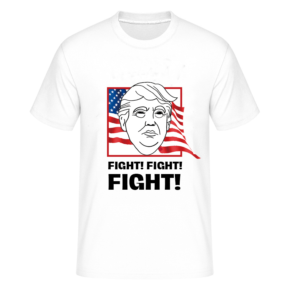 President say Fight! Fight! Fight! T-Shirt schwarz für Herren