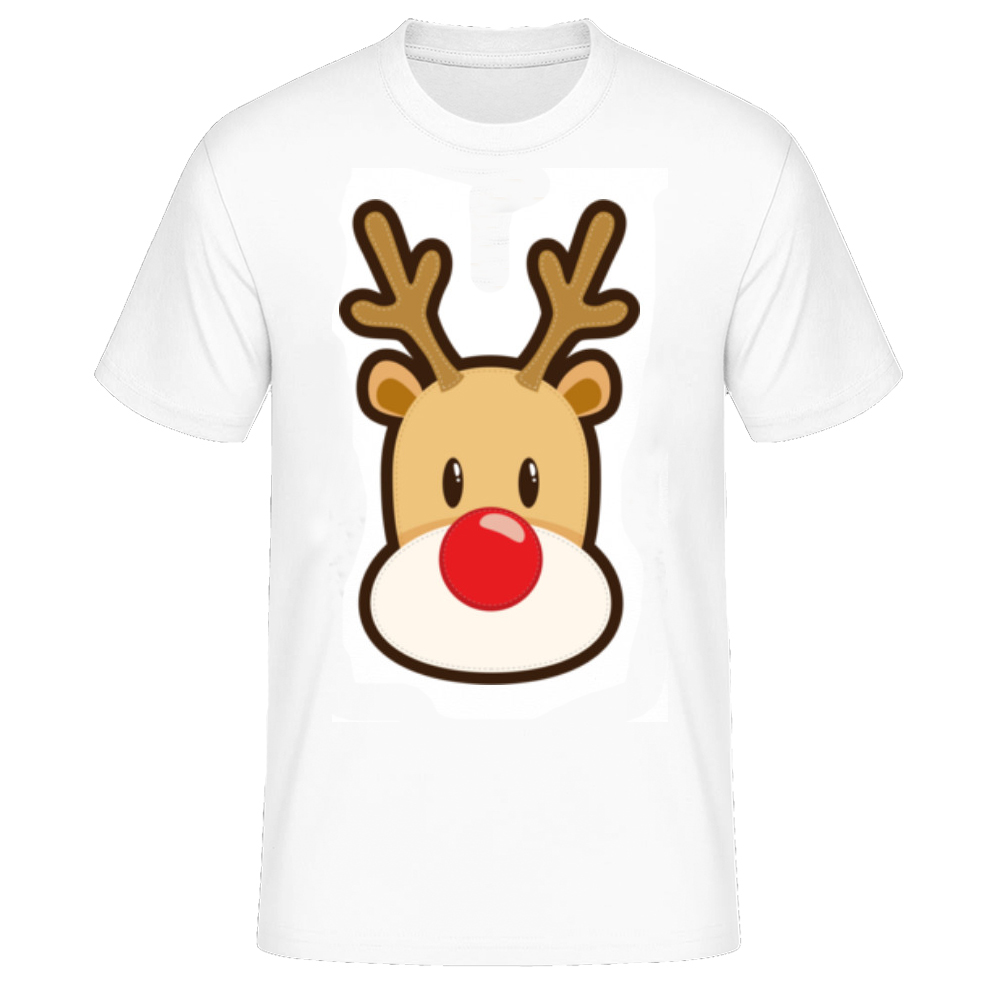 Weihnachten Christmas Rentier schwarz T-Shirt