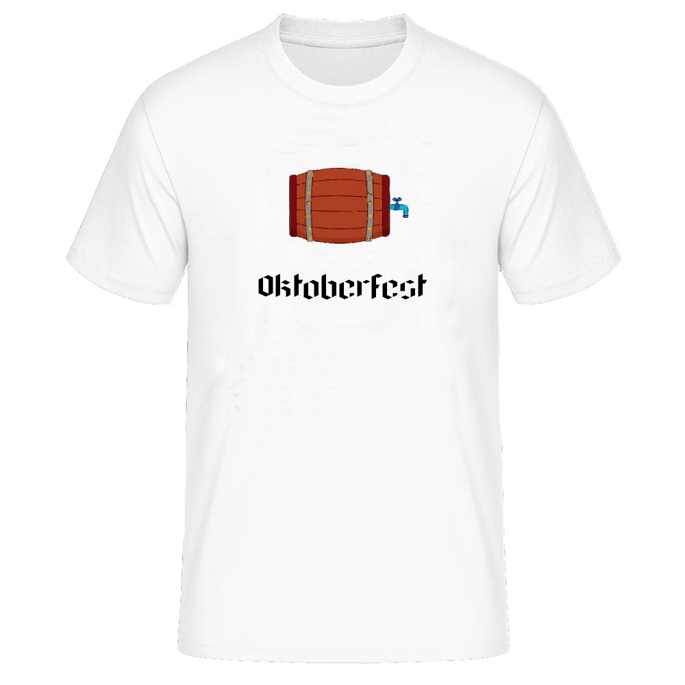 Oktoberfest 2024 Bier T-Shirt Beer Barrel Druck