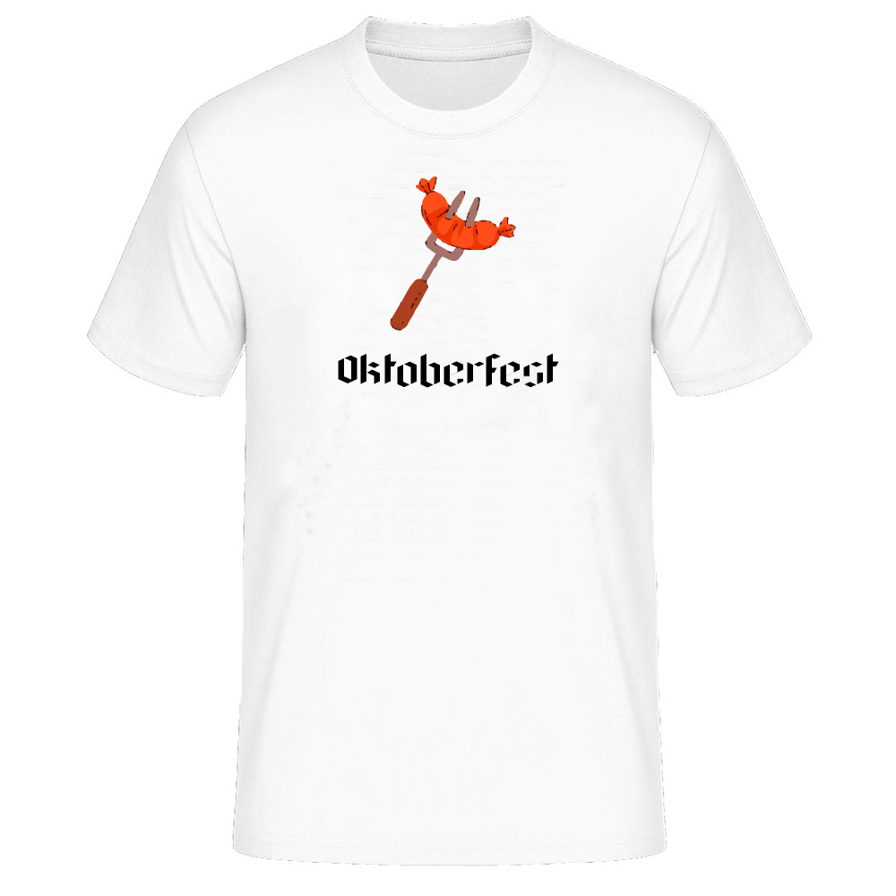 Oktoberfest 2024 Bier T-Shirt Bratwurst Druck