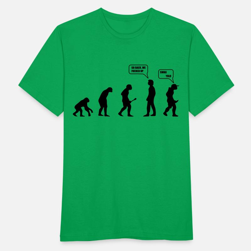 Swag Yolo Evolution grün T-Shirt für Herren