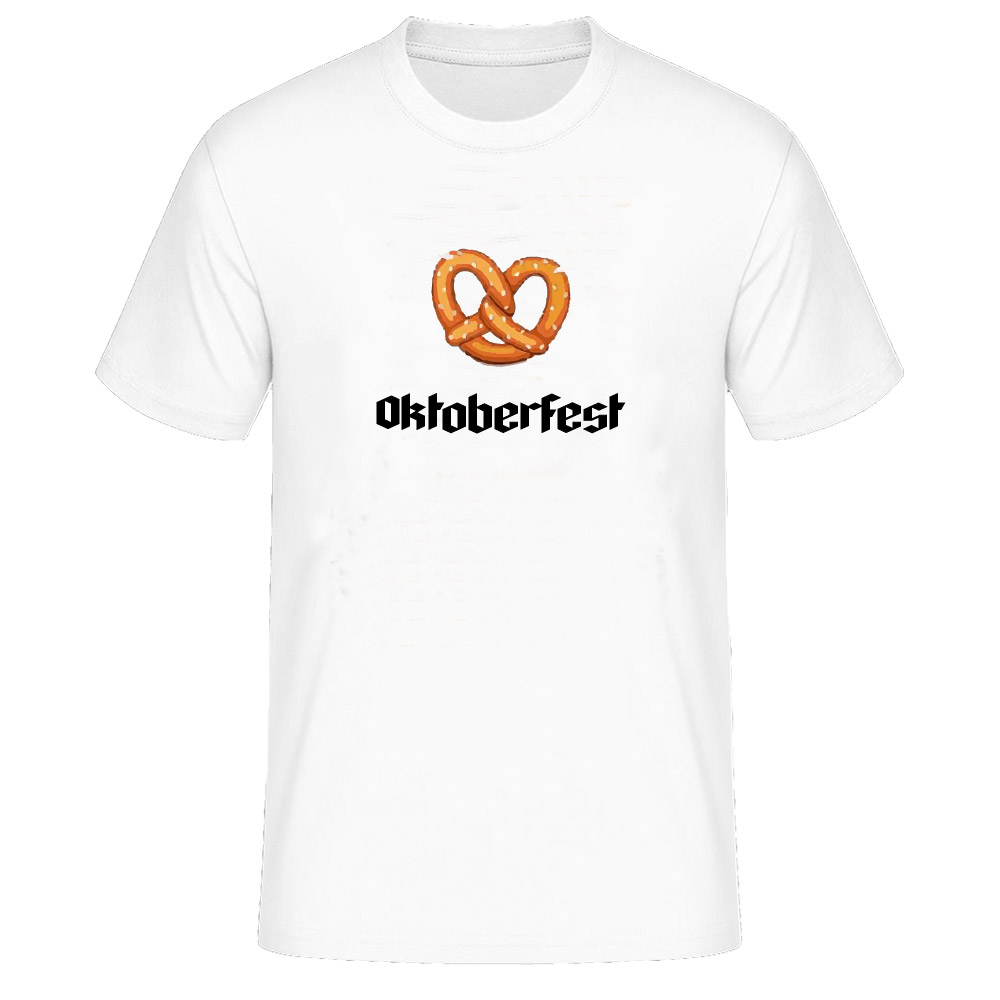 Oktoberfest 2024 Bier T-Shirt Brezel Druck
