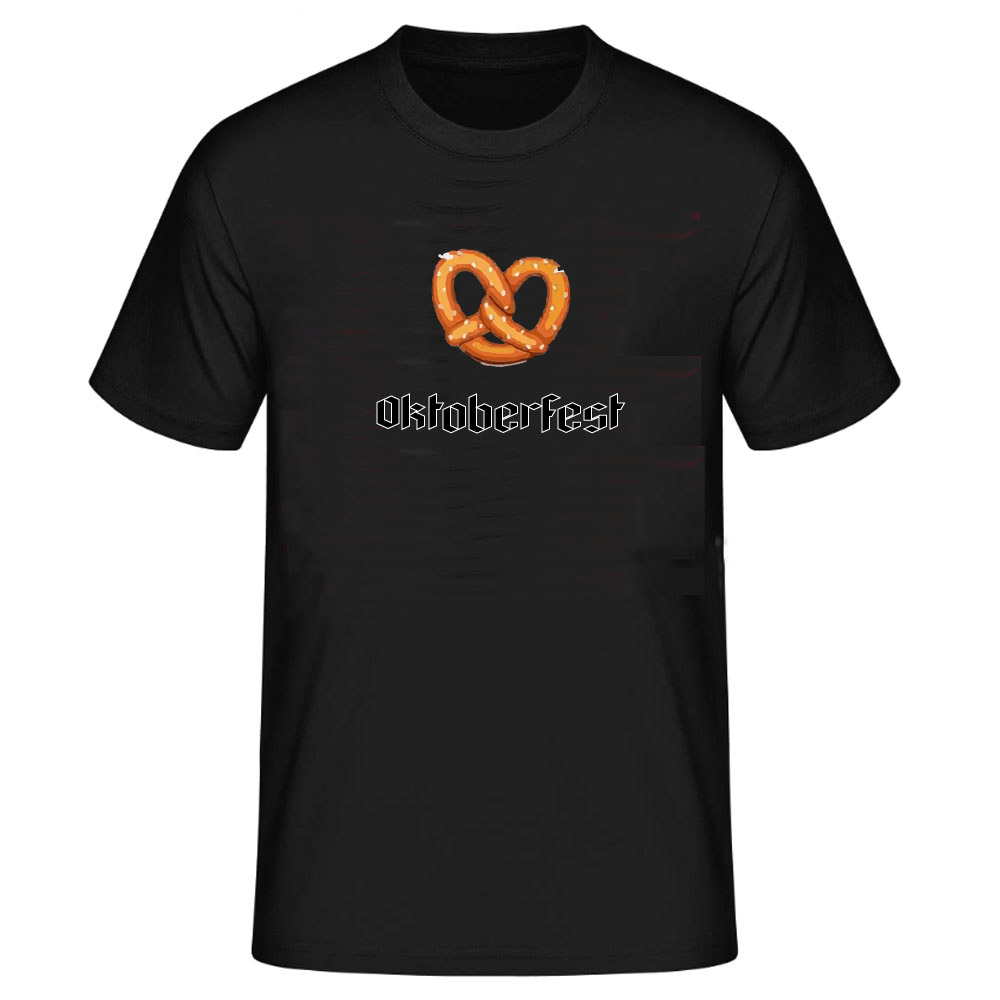 Oktoberfest 2024 Bier T-Shirt Brezel Druck