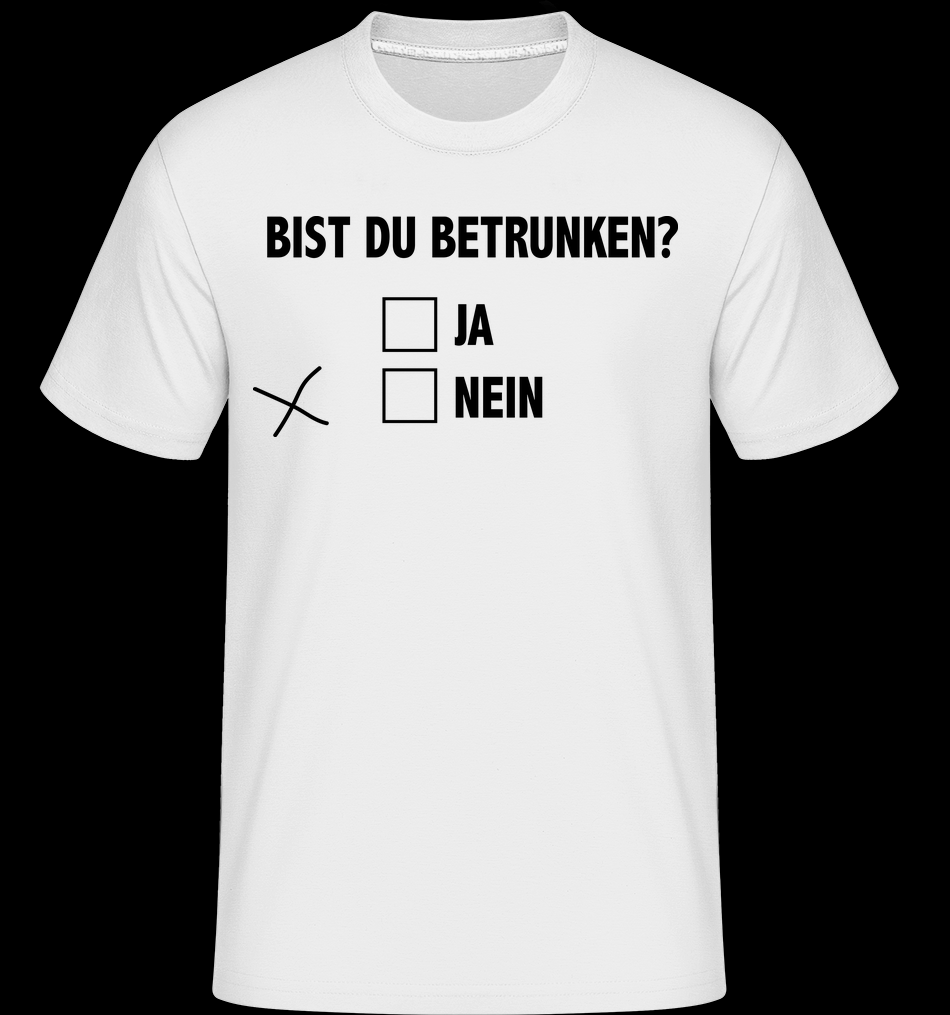 Österreich Fahne bist du betrunken? weiß T-Shirt für Herren 