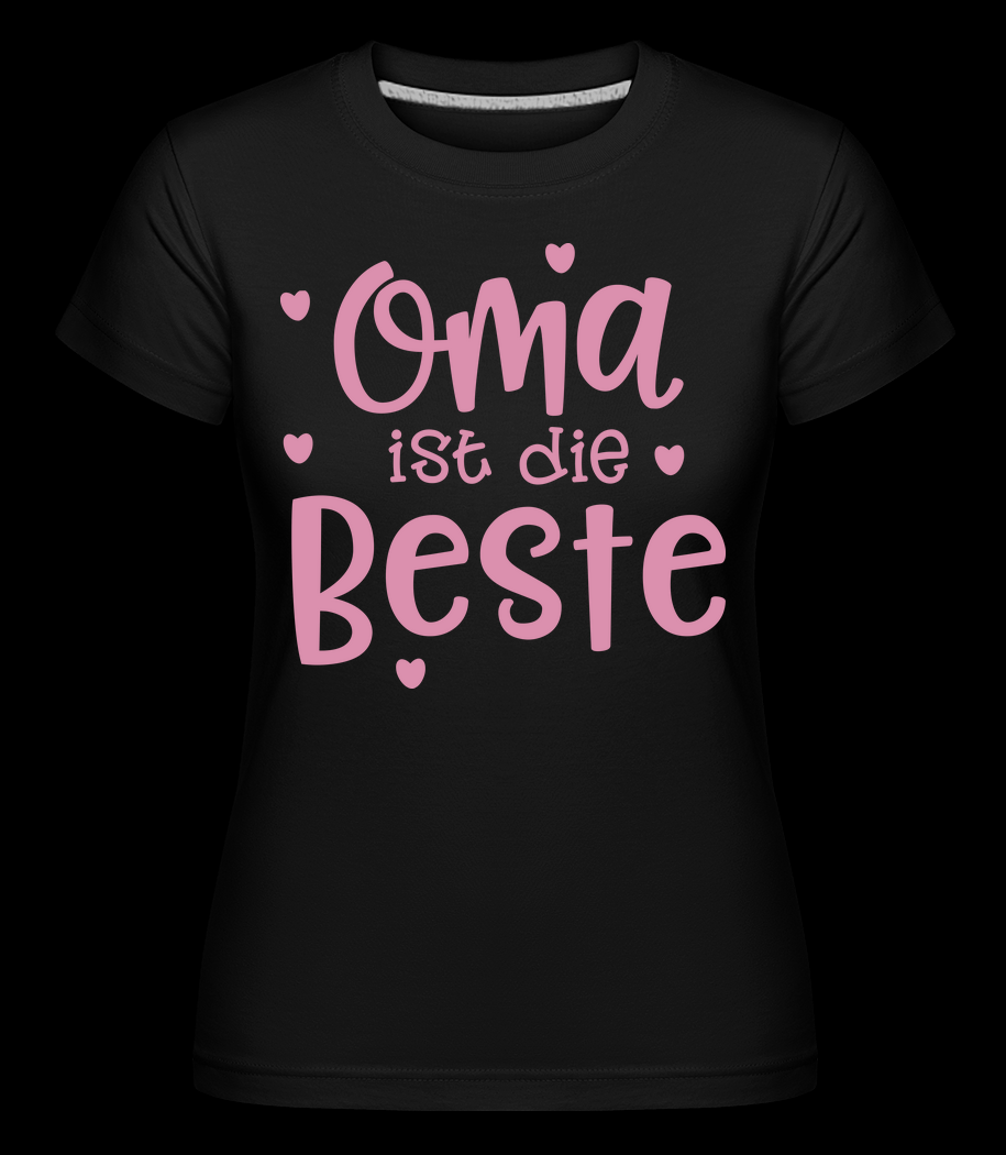 Oma Ist Die Beste schwarz T-Shirt für Damen