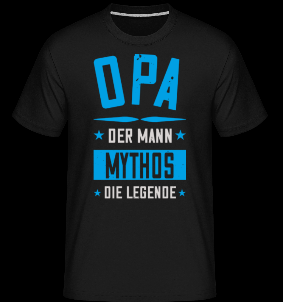 Opa Mythos schwarz T-Shirt für Herren