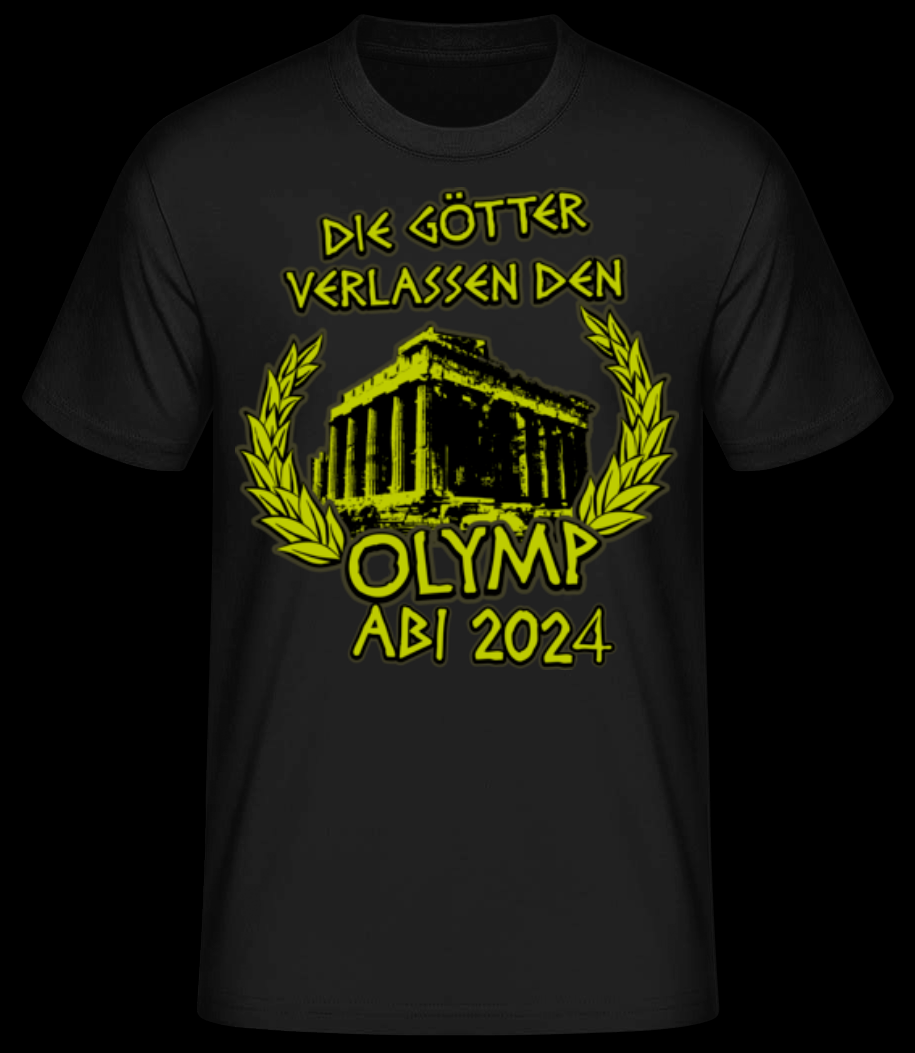Die Götter Verlassen Den Olymp schwarz T-Shirt für Herren