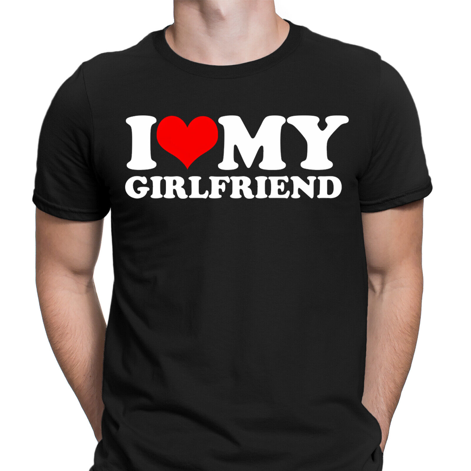 I ❤ WY GIRLFRIEND schwarz T-Shirt für Herren