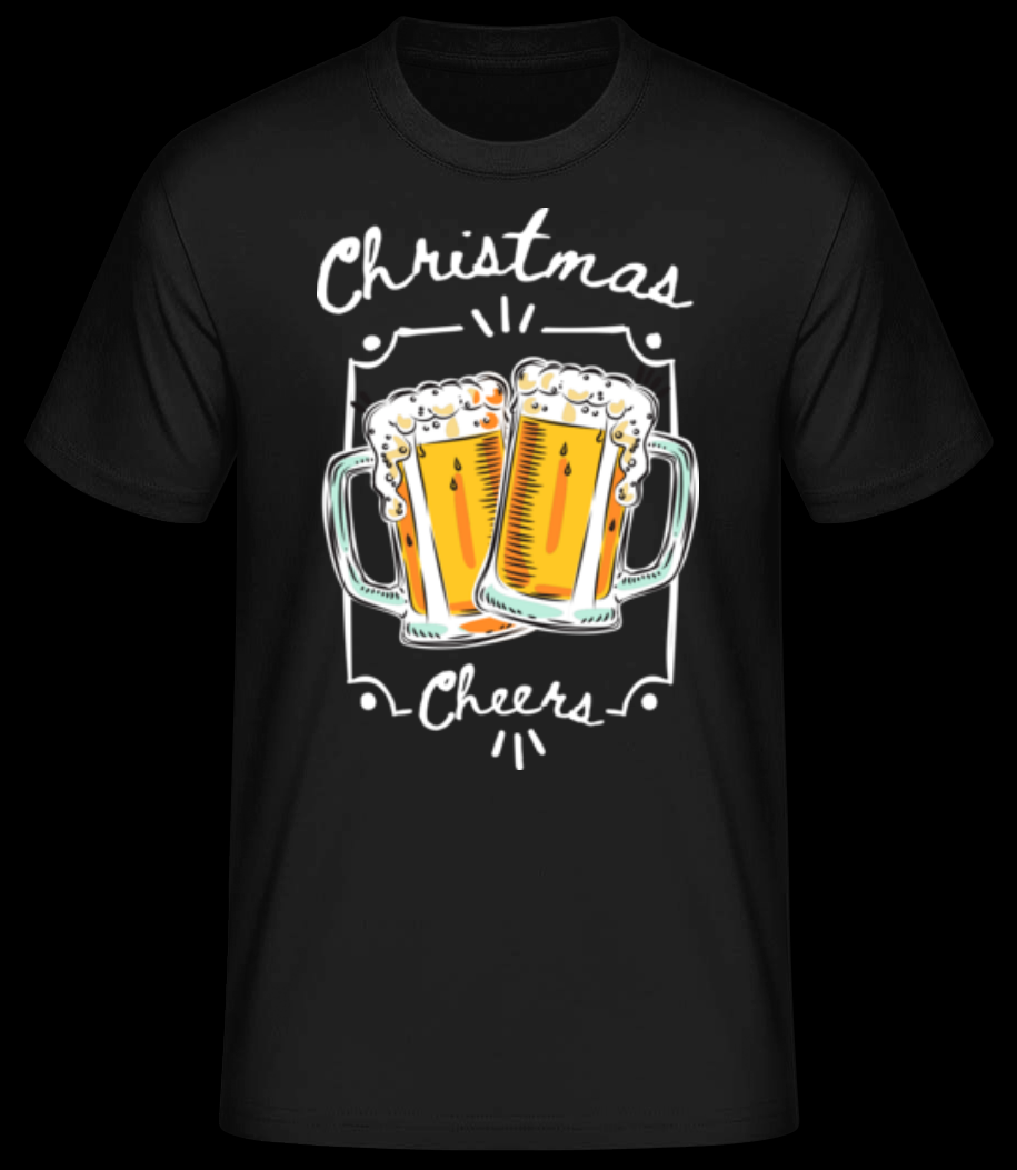 Christmas Cheers schwarz T-Shirt für Herren