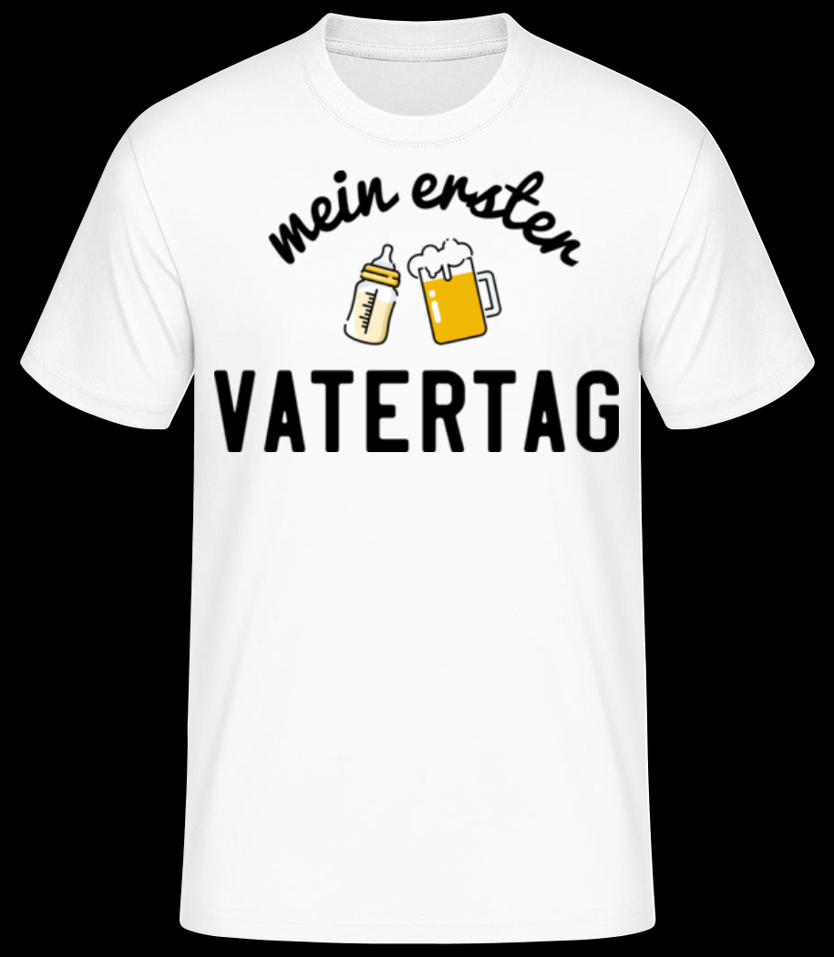 Mein Erster Vatertag weiß T-Shirt für Herren