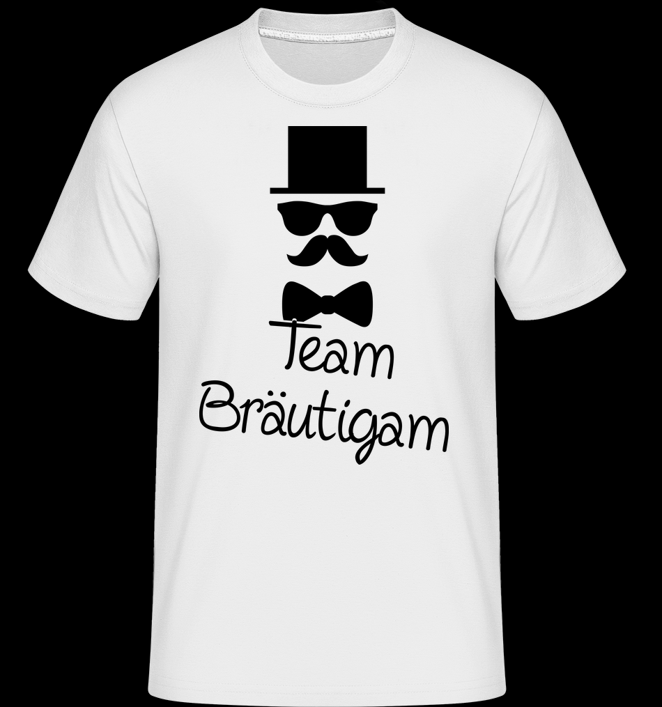 Team Bräutigam T-Shirt für Herren weiß