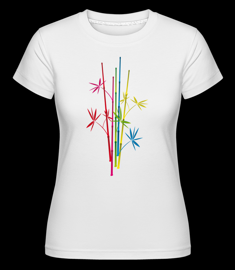 Bamboo weiß T-Shirt für Damen