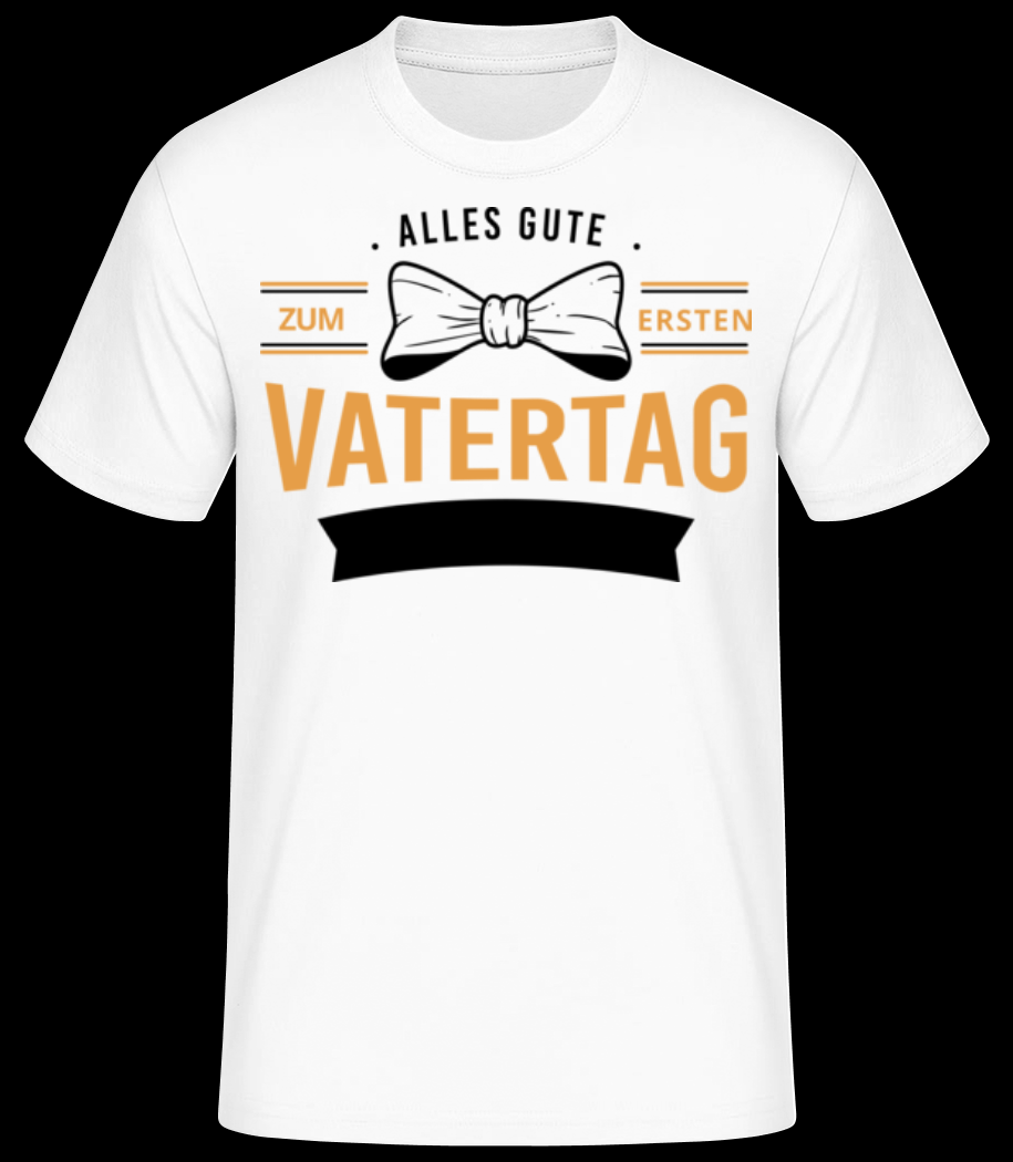 ALLES GUTE zum Erster Vatertag weiß T-Shirt für Herren